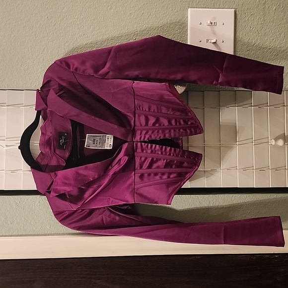 Silk Purple Blouse - Picture 1 of 2